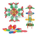 JQ 1014 interlocking Geometric snowflakes building blocks for kids